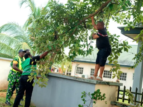 UYO CHAIRMAN LEADS COUNCIL CLEANUP TO PROMOTE A HEALTHY ENVIRONMENT