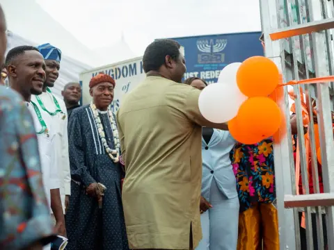 UYO CHAIRMAN LIGHTS UP NUNG UDOE EDIENE WITH 500KVA POWER SUBSTATION  ...as community applauds grassroots development efforts
