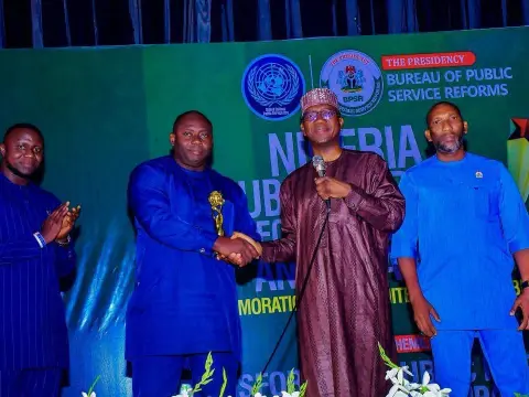 Uyo Council Chairman, Dr Uwemedimo Udo, Bags National Award for Grassroots Development